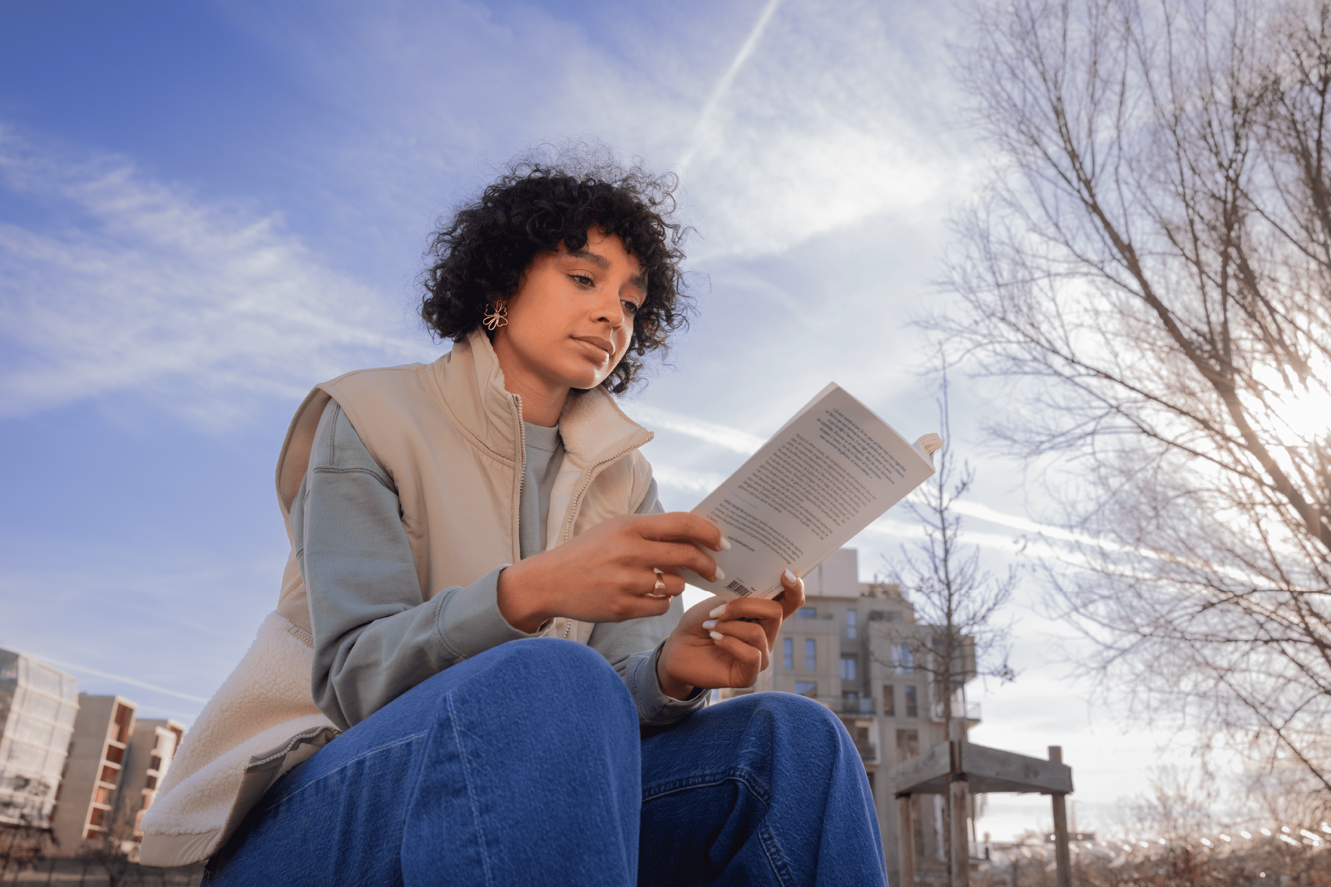 Modèle femme de la Campagne de communication Vraiment Tout